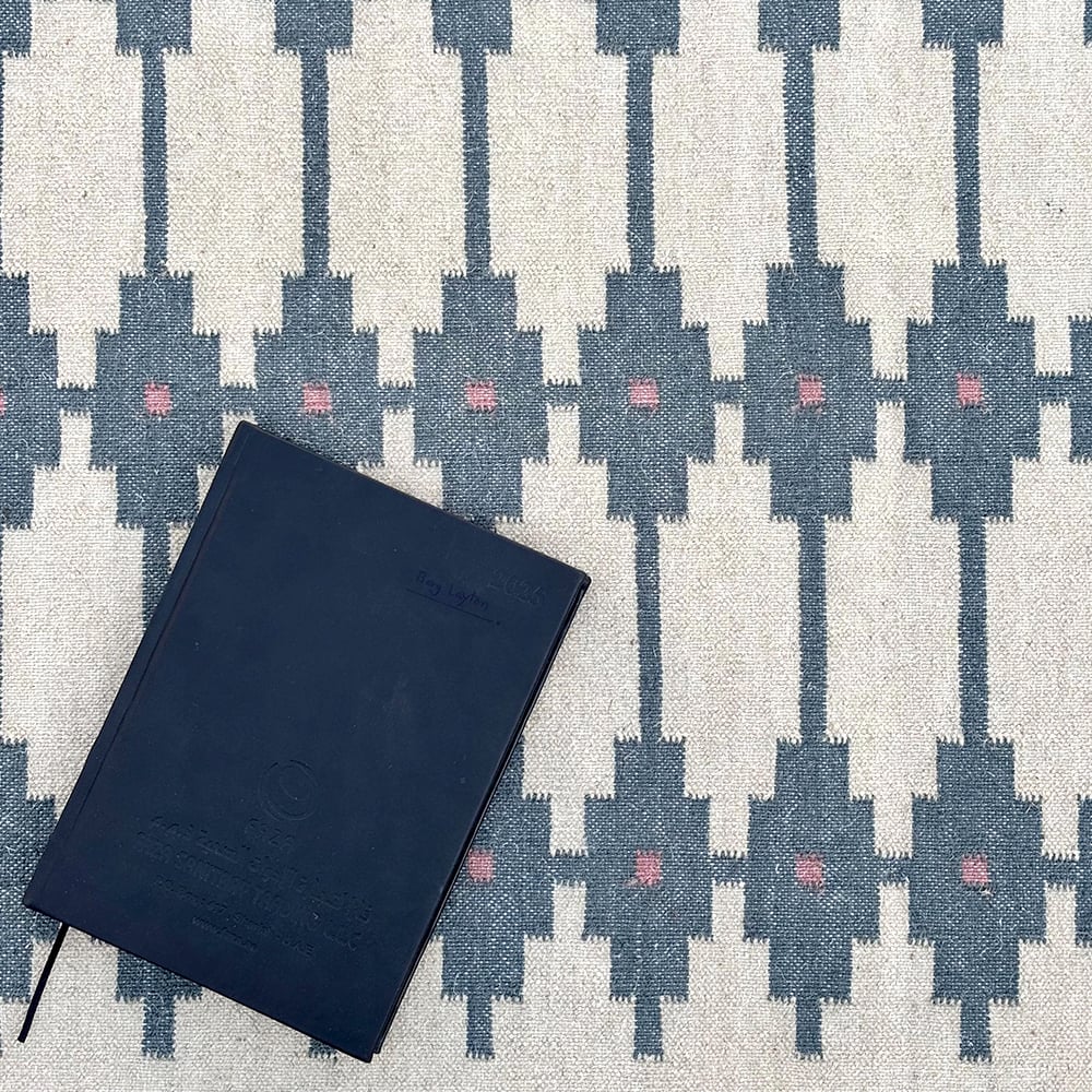 Handcrafted Vintage Multicolor Wool Dhurrie For Living